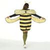 1set Costumes Outfit Holiday Costumes Props Yellow Bee Animal Cosplay Props  Halloween