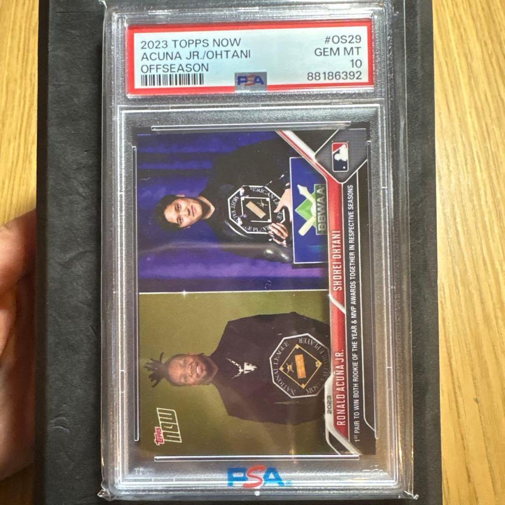 Used PSA10 Shohei Ohtani Ronald Acua Jr. 2023 Topps Now