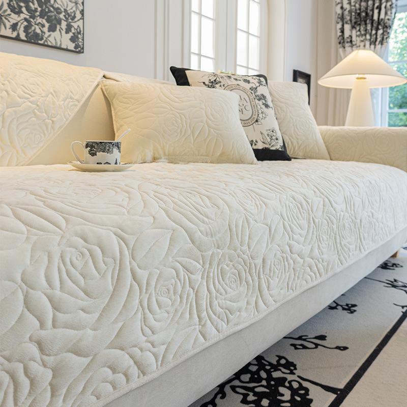 Осенне-зимняя подушка для дивана, высококачественные нескользящие подушки для сиденья, утолщенный флисовый чехол для дивана, ткань