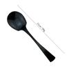 1-Piece Mirror Black Cutlery Set 18/10 Stainless Steel Western Food Tableware Sets Butter Fork Spoon Dinnerware