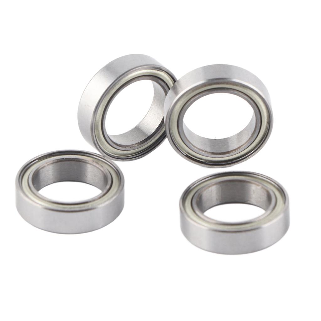 4Pcs RC Ball Bearing Kit 10x15x4mm Stainless Steel Bearing for Arrma 3S 1 10 RC Car Crawler