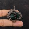 Bloodstone Pendant Copper Wire Wrapped Pendant Handmade Beautiful Pendant Bloodstone Gemstone Jewelry Unique Design Pendant Engagement Gifts