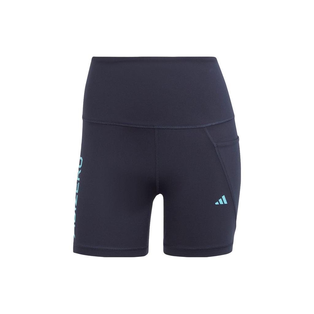 Adidas Короткие леггинсы Adizero Lite с принтом логотипа в виде буквы женские леггинсы Legend-Ink-Blue IM1921