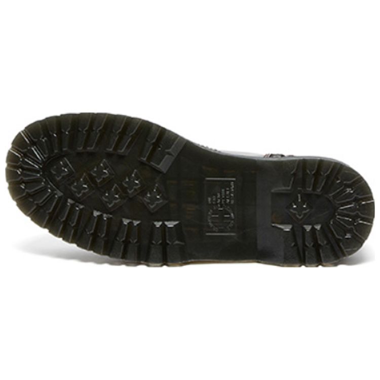 Доктор. Ботинки унисекс Dr. Martens из кожи на толстой подошве с круглым носком на 8 люверсах, короткие ботинки, темно-красные 27311626