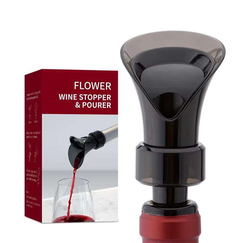 Premium Pourer Aerating Wine Bottle Pourer Decanter Plastic Pourer Bottle Spout Wine Stopper Bar Accessories 5