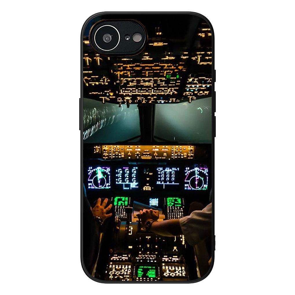 Silicone Cover for Xiaomi Redmi 15 9A 9C NFC 7A 9T Note 9 8 7 8T 15c A5 4G 5G Phone Case Aircraft Travel Cockpit Fly Airplane