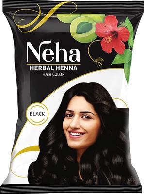 Neha Herbals Хна для волос - Черный (Пакет из 10)
