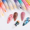 12Pcs Nail 12 Pens Drawing Waterproof Smooth Painting DIY Crafts Colors Nail Art Drawing Marker