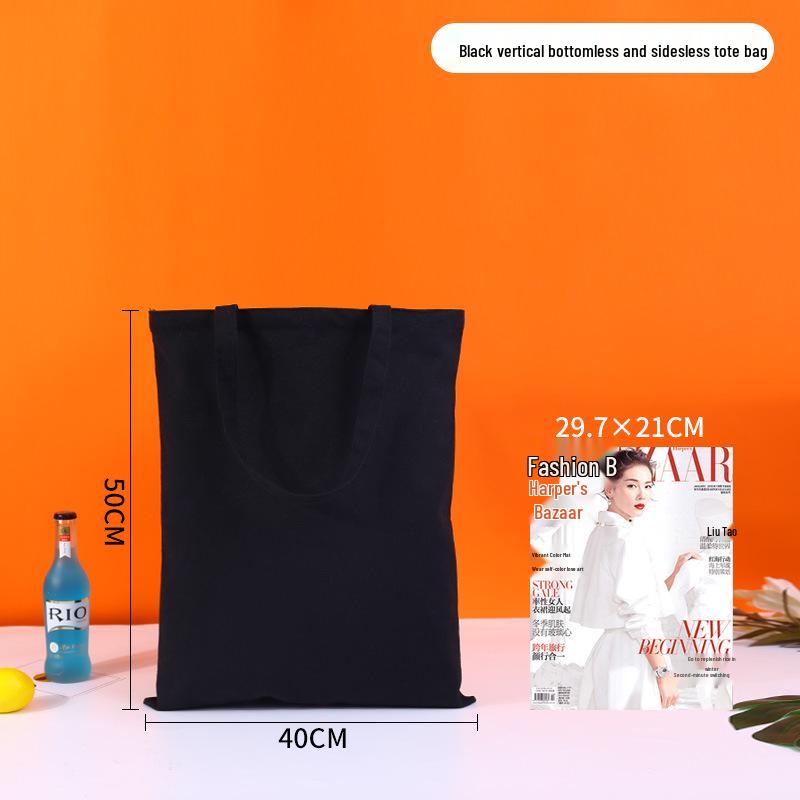 Высококачественная холщовая сумка-тоут с индивидуальным логотипом - Белая, Пустая, Персонализированная печать