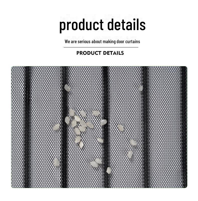 Магнитная полиэстеровая полосатая противомоскитная штора для двери для летней вентиляции