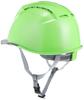 DIC Plastics Helmet with Clear Protective and Styrofoam Fresh AA11EVO-CSW Vents, Peak, Shield, Liner, Green/Smoke (AA11-CSW-HA6E2-A11-FGR-S)