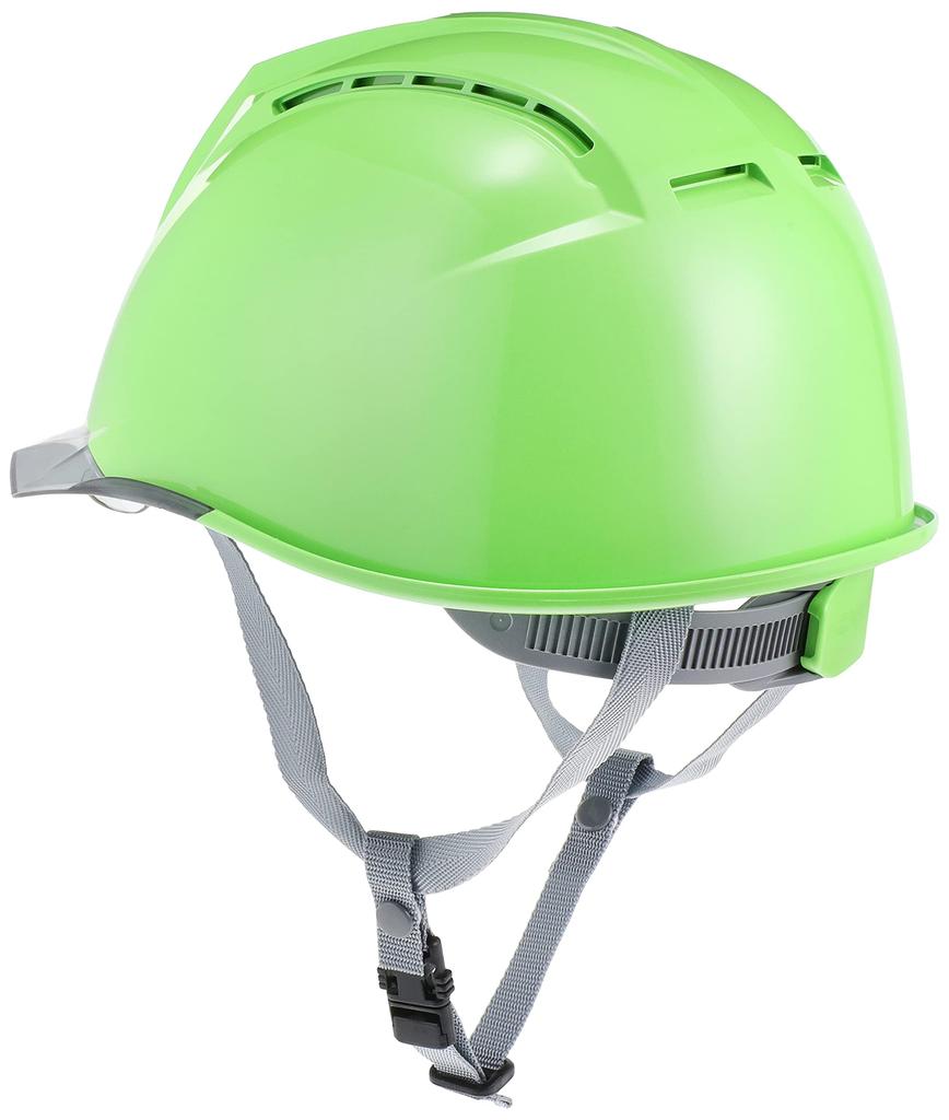 DIC Plastics Helmet with Clear Protective and Styrofoam Fresh AA11EVO-CSW Vents, Peak, Shield, Liner, Green/Smoke (AA11-CSW-HA6E2-A11-FGR-S)