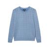 Свитер Polo Ralph Lauren с вышивкой пони, хлопковый, с круглым вырезом, косами, длинным рукавом, для детей, детский свитер 323702674-507