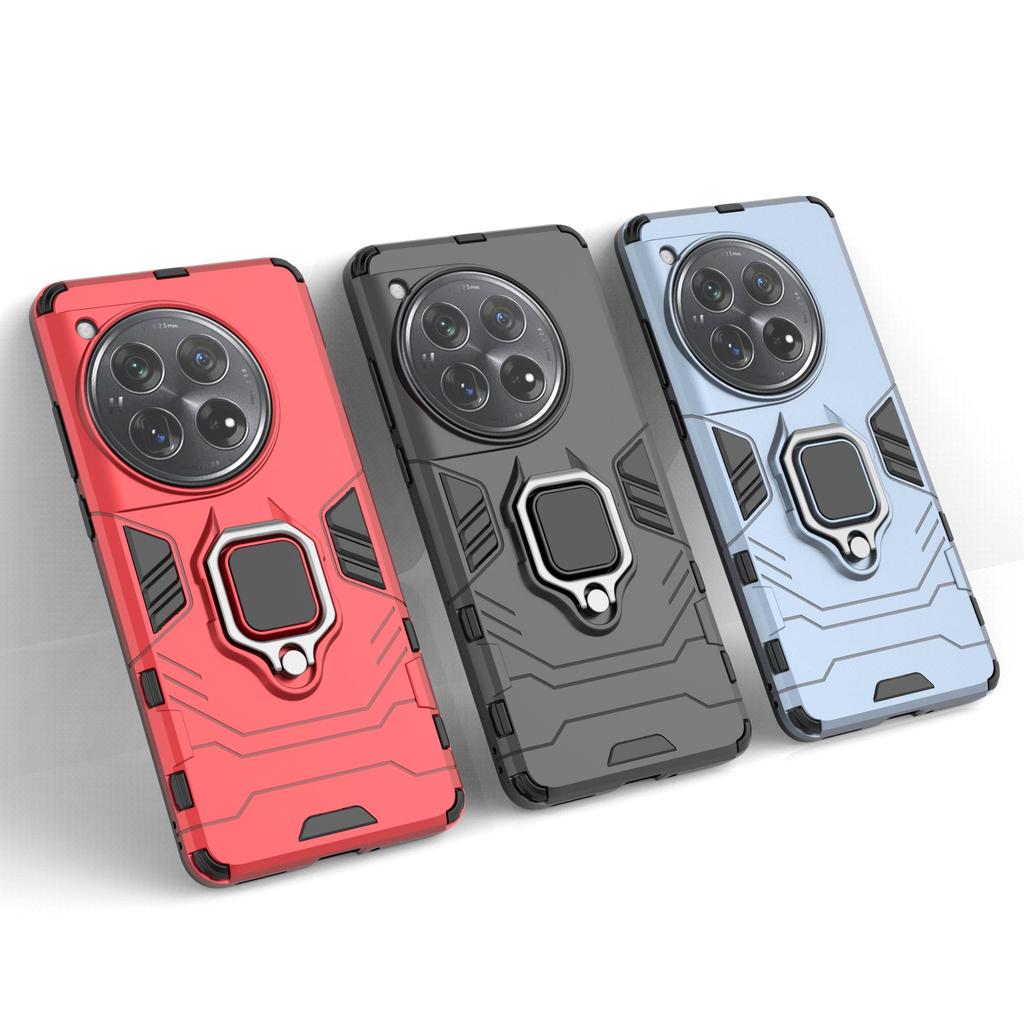 Armor Shockproof Case For OnePlus 12 11R 10T 9R 9RT 8T 7T 6T Pro 5G Bumper Metal Ring Stand Back Cover