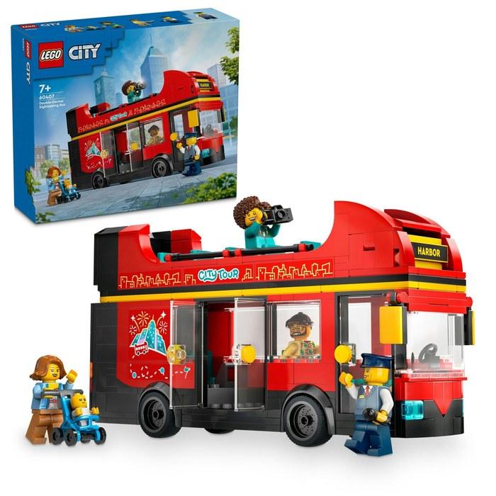 LEGO City Red Double-Decker Bus 60407 (Multicolor)