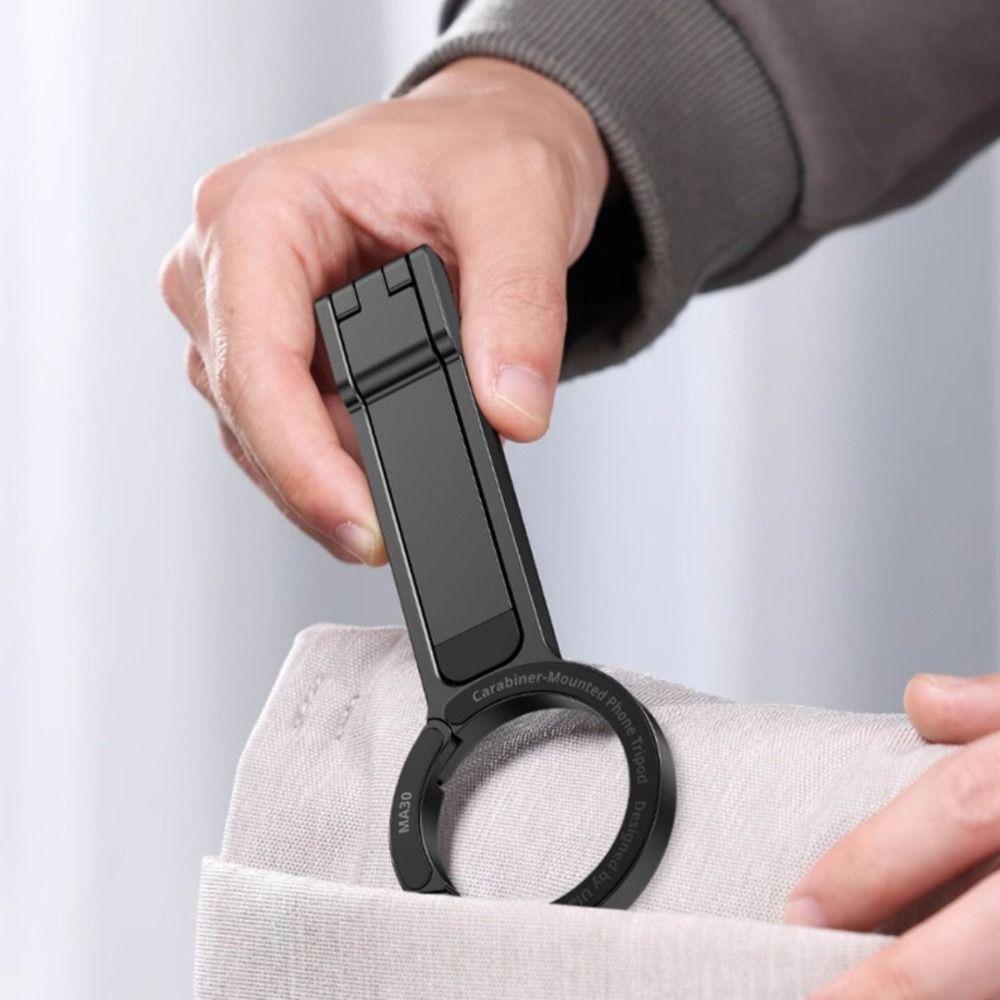 Foldable Single-sided Magnet Tripod Creative Desktop Phone Stand Phone Handle Holder for Home