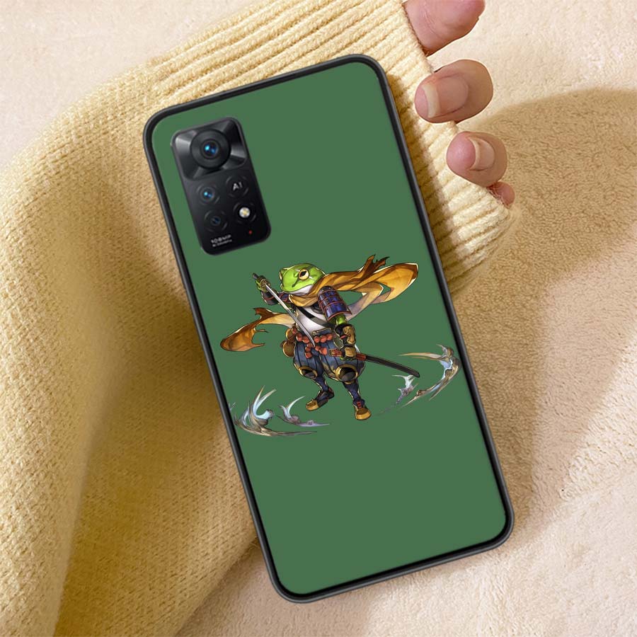 Cute Mouse Axolotl Frog Wizard Phone Case For Redmi Note 13 14 15 Pro Plus 12 13C 12C 15C 9 10 10C 9T 9C 9A TPU Soft Cover Clear
