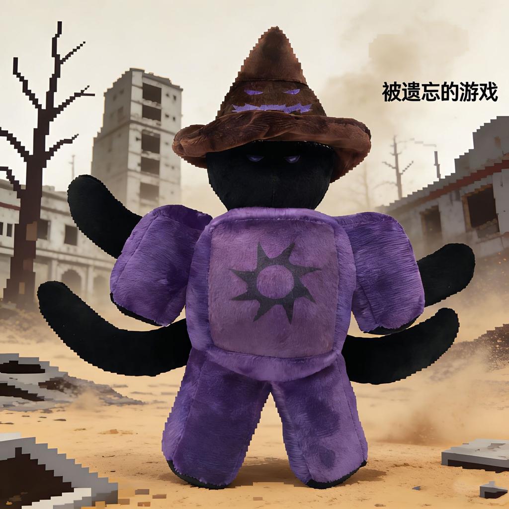 Roblox Забытый Габби Фиолетовый Волшебник Плюшевая Игрушка Высокого Качества NOLI Мягкая Набивная Кукла Игровая Тематическая Коллекционная Для Детей Любителей Игр Декор Спальни