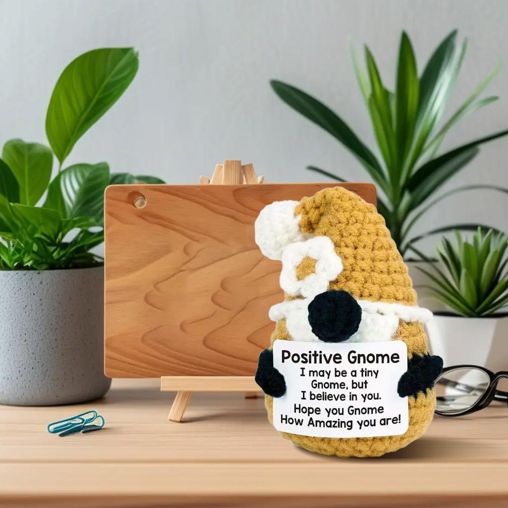 Positive Emotional Dolls Fun Friends Colleagues Gifts Inspirational Crochet Dolls Cute Birthday Gifts For Women Men