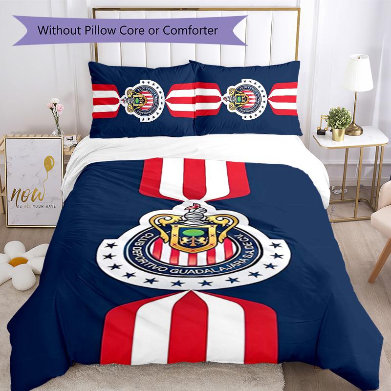 Guadalajara 3pcs Bedding Set Duvet Cover Closure Includes 1 Duvet Cover & 2 Pillowcases for All Seasons Bedroom Home Dorm Decor