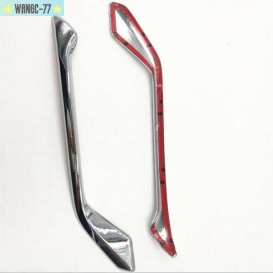 2PCS For Honda HR-V HRV Vezel 2016- Rear Fog Light Lamp Eyebrow Cover Trim