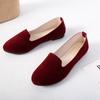 Women Flats  Colourful Suede Women Loafers Ballet Pointed Toe Flats Ladies Shoes Loafers