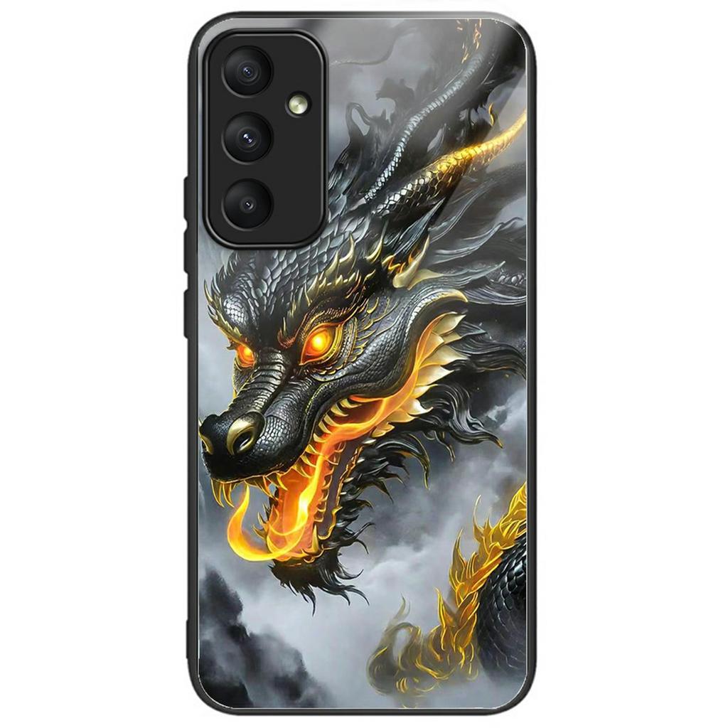 Чехол для Samsung Galaxy S25+ из закаленного стекла и ТПУ, противоударный, с печатью узора, чехол для телефона
