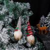 Christmas Decoration Glowing Gnome Ornaments Christmas Tree Pendant Faceless Plush Doll New Year Gift