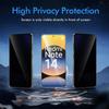 2 шт. Прозрачное закаленное стекло против шпионажа для Redmi Note 14 13 12S 12 Pro Защитная пленка для экрана конфиденциальности для XiaoMi Redmi 15 15C 14C 13 13C 12 12C A3 A4 A5 4G 5G