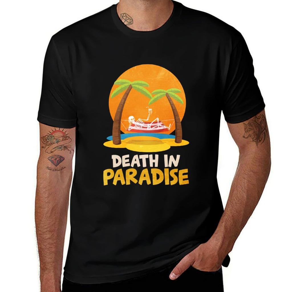 Death In Paradise Gift Idea Tshirt Comfort Stretch Tee Shirt Tshirt