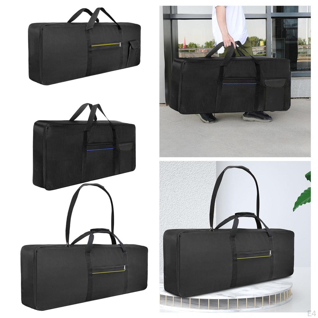 Electronic Piano Padded Durable Keyboard Carrying Case for School Church