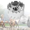 Outdoor Windproof Camp Stove Small Alcohols Backpacking Stove Light Weight Brass Spirits Burners Picnics BBQ Furnaces