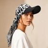 Козырек-бандана для защиты от солнца, дышащий козырек-шарф, портативный атласный головной платок, унисекс