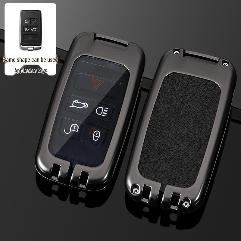 Чехол для ключа Land Rover для Range Rover, Defender, Velar, Evoque, Discovery 4, Freelander и Discovery 5 - Металлический чехол для ключа автомобиля.