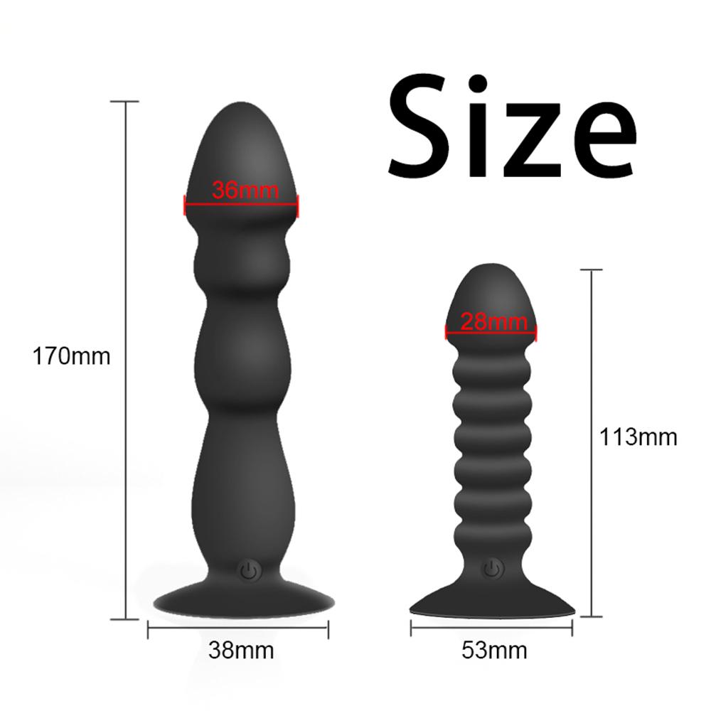 10 Speeds Wireless Remote Anal Dildo Prostate Massager Strong Sucker Unisex G-spot Stimulator Anus Penis Vibrator Insert Climax Sex Toys Masturbator