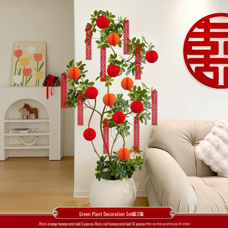 Подвесные фонари в деревенском стиле для украшения дерева - Свадебные и новогодние уличные украшения