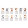 1/2/4/6set Cartoon Animals Wall Stickers For Children'S Room Baby Room Decoration Switch Stickers Kids Room Nursery Wall Decals