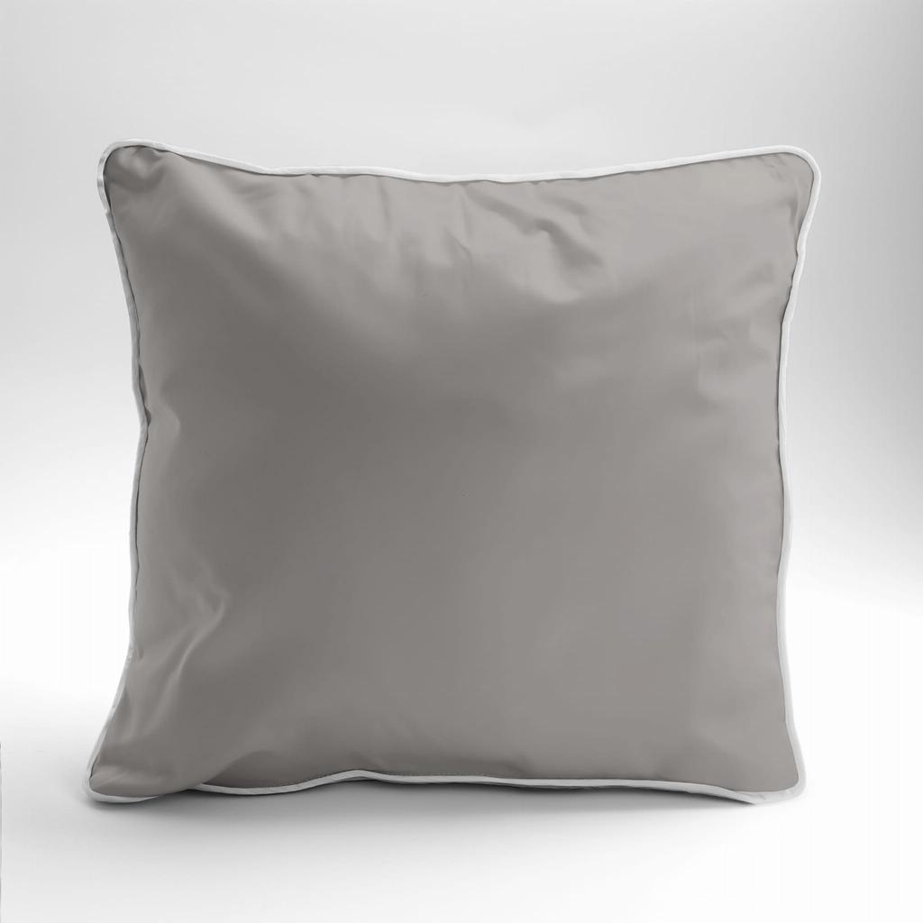 Pure cotton macatin pillowcase 40x40 beige