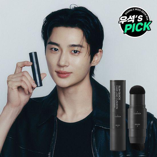 DASHU Daily Slim Quick Hairline Cushion Черный/Коричневый