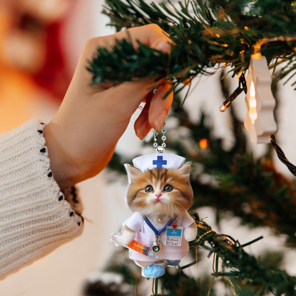 2D Симпатичный автомобильный акриловый плоский брелок для зеркала заднего вида