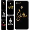 Милый чехол King Queen Crown для OPPO A83 A91 A93 A1K A15 A3S A54 A74 A94 A5 A9 A31 A53 A52 A72 A53S, задняя крышка