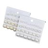 New Fashion 6mm/8mm/10mm/12mm 12 Pairs/set Simulated Pearl Earrings For Women Jewelry Pendientes Fashion Stud Earrings