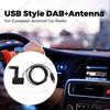 USB Android Car Radio Digital Broadcast DAB Antenna + Radio Box Receiver Adapter SMA SMB Interface for Europe and Australia