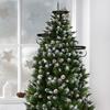 Christmas Tree Topper Candle Holder 3-Tier Metal Triple Candle Tree Topper Shelf Candelabra Indoor Light-up Xmas Tree Topper Decoration