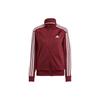 Женская W 3S TT TRIC Classic Track Jacket с 3 полосками и воротником-стойкой, бордовая IM2827