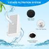 2PCS Cat Fountain Filter Cartridges T Shape Suction Cup Technology Efficient Removal Of Impurities Bacteria