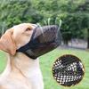 Pet Dog Muzzles Adjustable Breathable Dog Mouth Cover Anti Bark Bite Mesh Dogs Mouth Muzzle Mask For Dogs Long Mouth Doggy Use