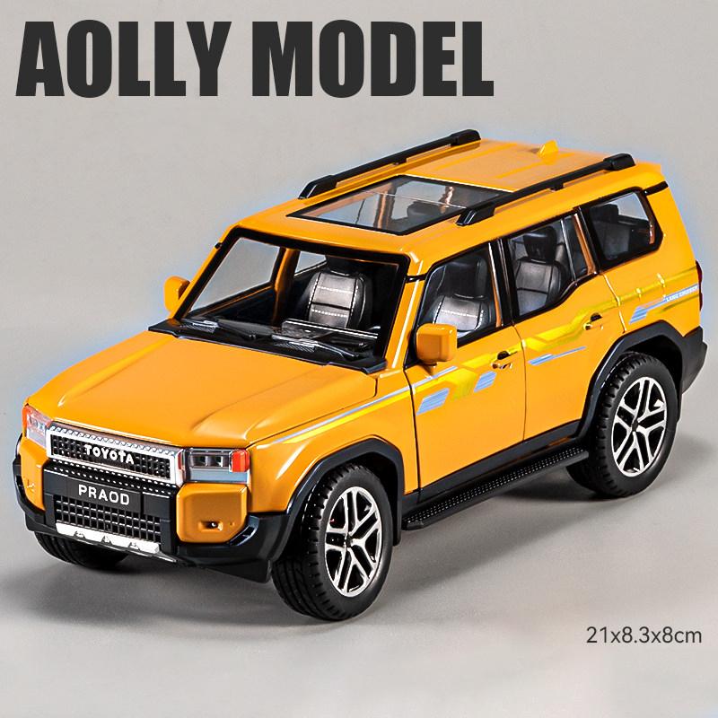 1:24 Toyota Land Cruiser LC80 FJ LC250 Tacoma Tundra Внедорожник SUV Металлический Литой Модель Автомобиля Домашние Модные Украшения Коллекция