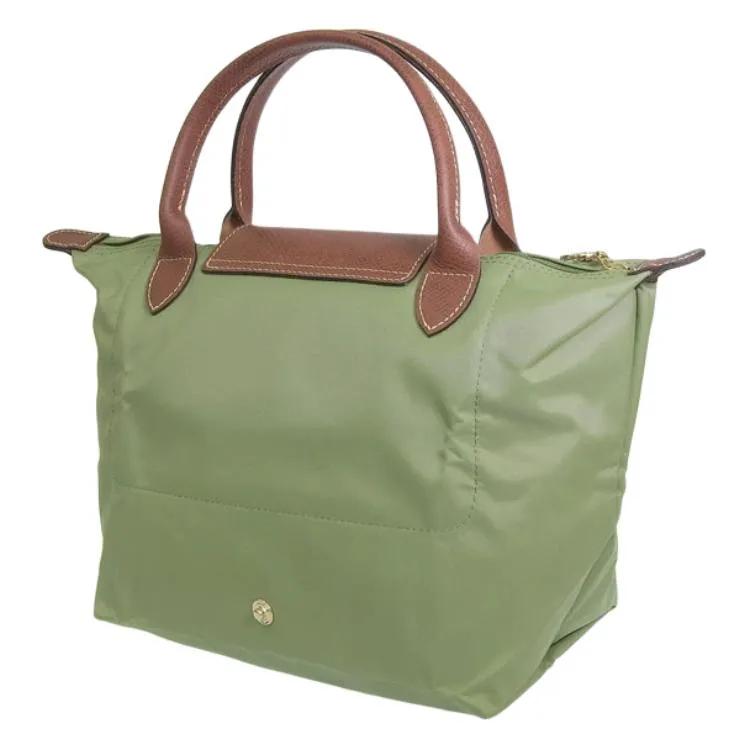 LONGCHAMP Le Pliage Canvas Leather Dumpling Bag Handbag Small Unisex Avocado Green (Unisex) Handbags 1621089P77