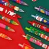 20Pc Cartoon Christmas 0.5Mm Gel Pen Cute Student Quick Dry Black Write Ink Pen High Quality Office Signature Pen Christmas Gift